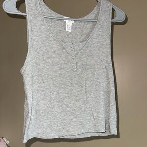 Forever 21 light grey tank top